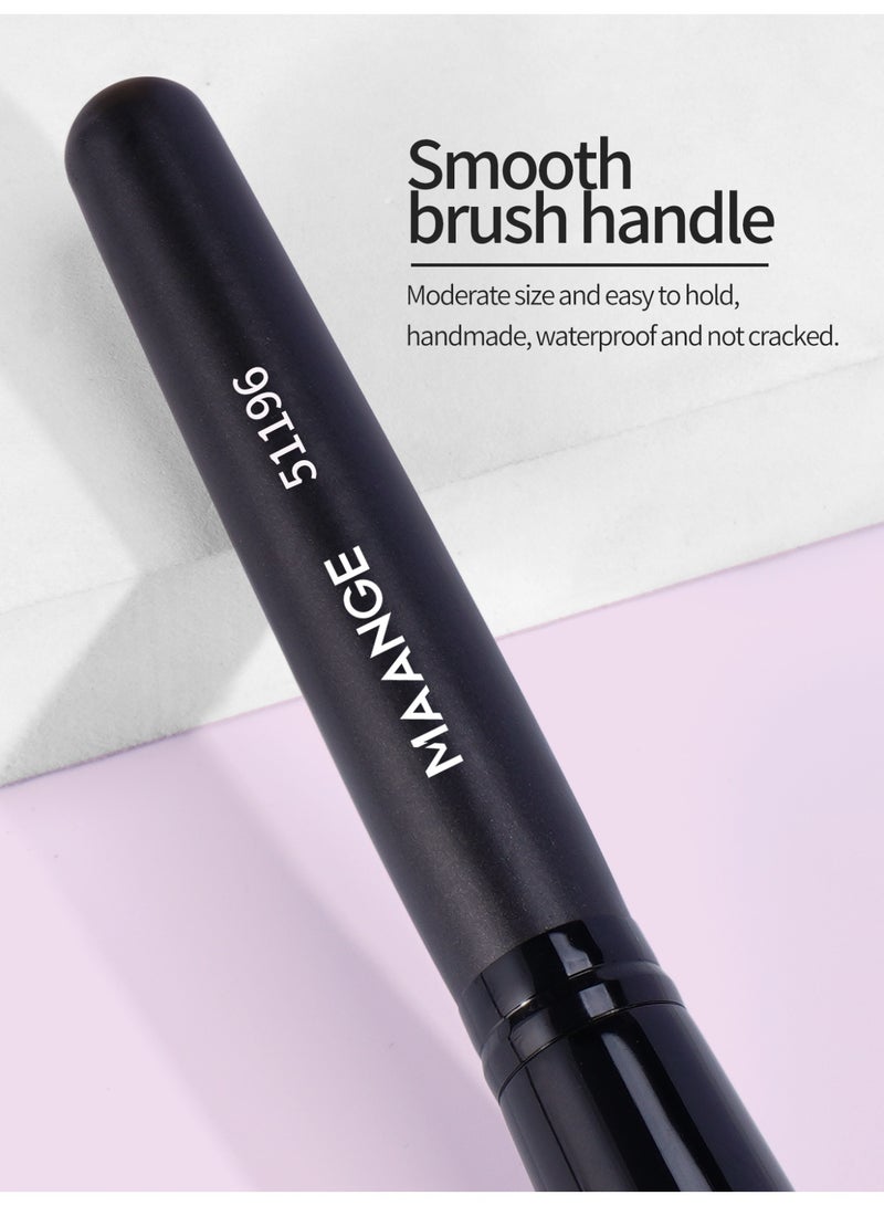 MAANGE Powder Brush,Blush Brush,Professional Makeup Brush Ideal For Applying & Blending Colours On Cheeks,Soft, Dense Bristles,Black - Image 4