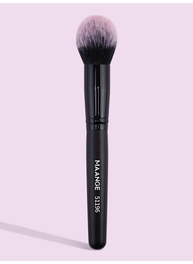 MAANGE Powder Brush,Blush Brush,Professional Makeup Brush Ideal For Applying & Blending Colours On Cheeks,Soft, Dense Bristles,Black - Image 1
