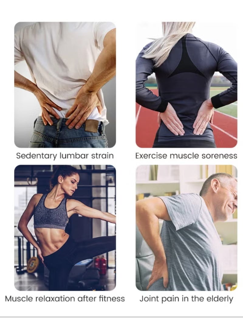 Professional Fascial Gun Massager with 4 Heads - Portable Deep Tissue Percussion for Athletes & Pain Relief - Image 5