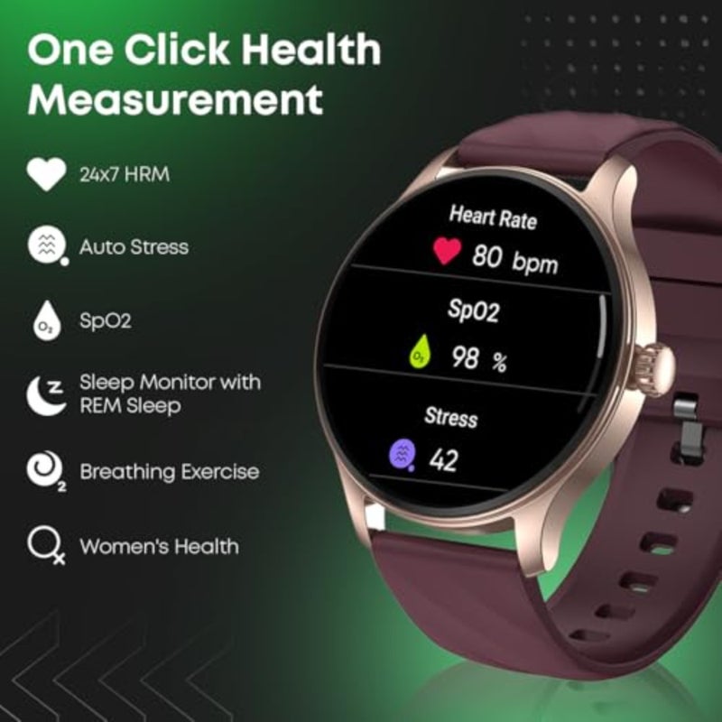 ساعة Limitless XR1 الذكية 1.38 شاشة فائقة السطوع عالية الدقة SingleSync BT Calling AI Voice Assistant IP68 بناء مغامرة متين - 38088PP01 - Image 5