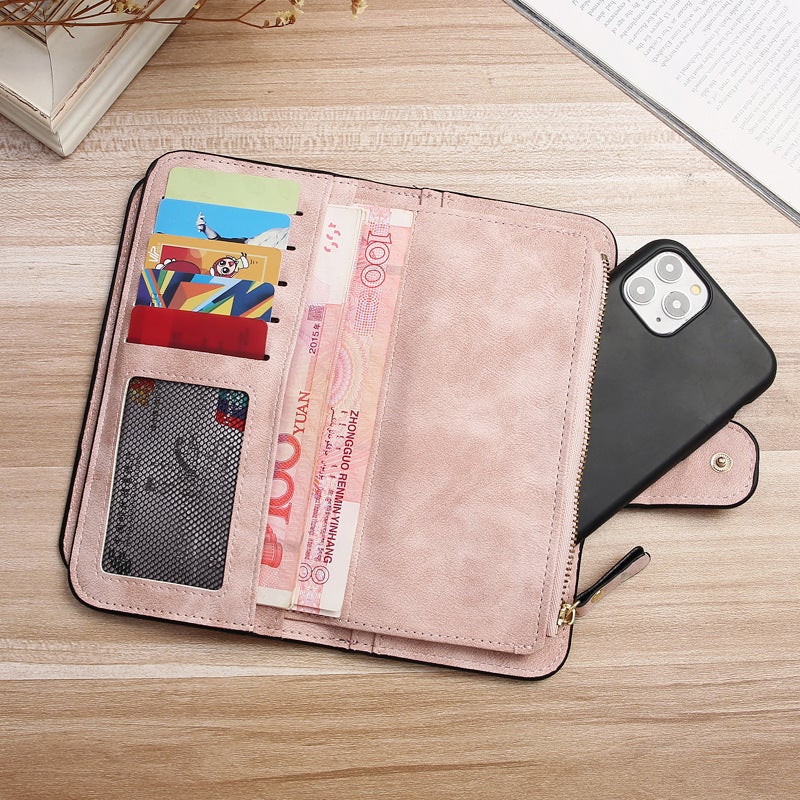 Large-Capacity Long Women'S Frosted Pu Multi-Purpose Women'S Wallet Clutch Bag Card Holder Women'S High-End - Image 5