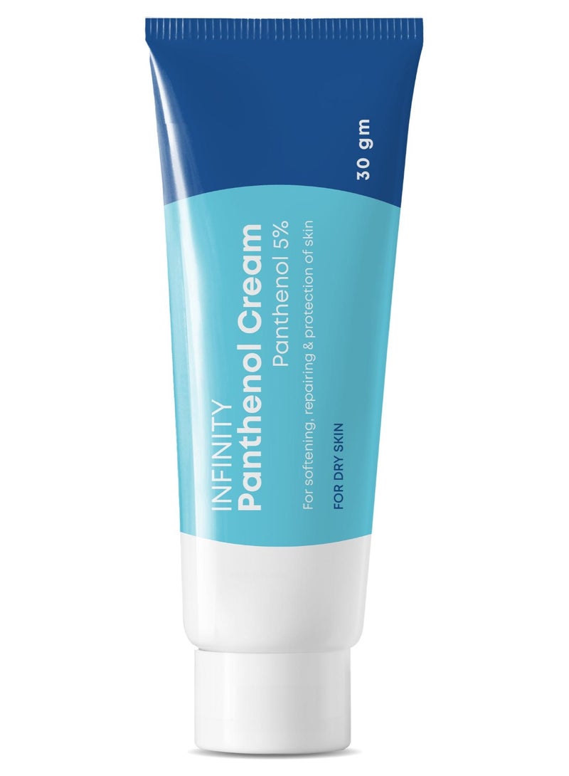 Infinity Panthenol Cream 5% Softening Repair Dry Skin 30gm