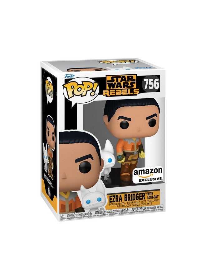 Funko Pop! & Buddy: Rebels - Ezra Bridger with Loth-Cat - Star Wars: Rebels - Amazon Exclusive - Collectable Vinyl Figure - Gift Idea - Official Merchandise - Toys for Kids & Adults - Sci-Fi Fans - Image 1