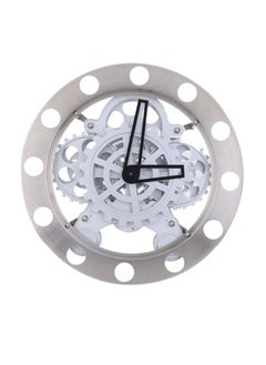 Gear Clock Dynamic Hollow Wall Clock Mechanical Appearance Metal Quartz Clock Nice Home Decor Special Creativity Gift for Friends or Famliy