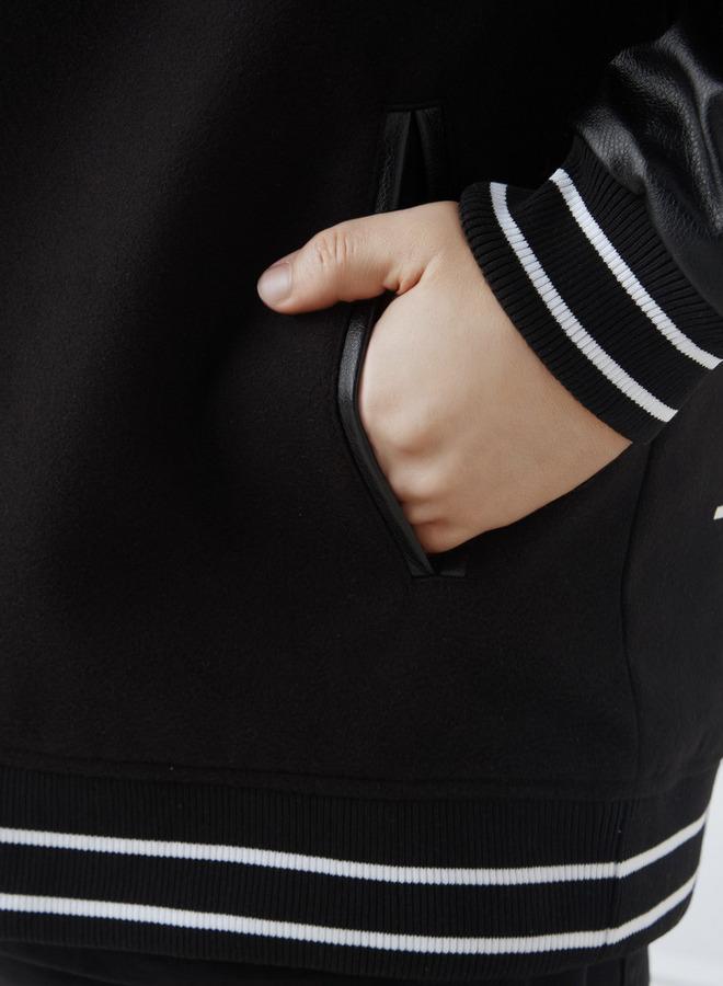 سبلاش فيڤ جاكيت رجالي مقاس كبير بطبعة نيويورك جتس ستايل فارستي - Image 4