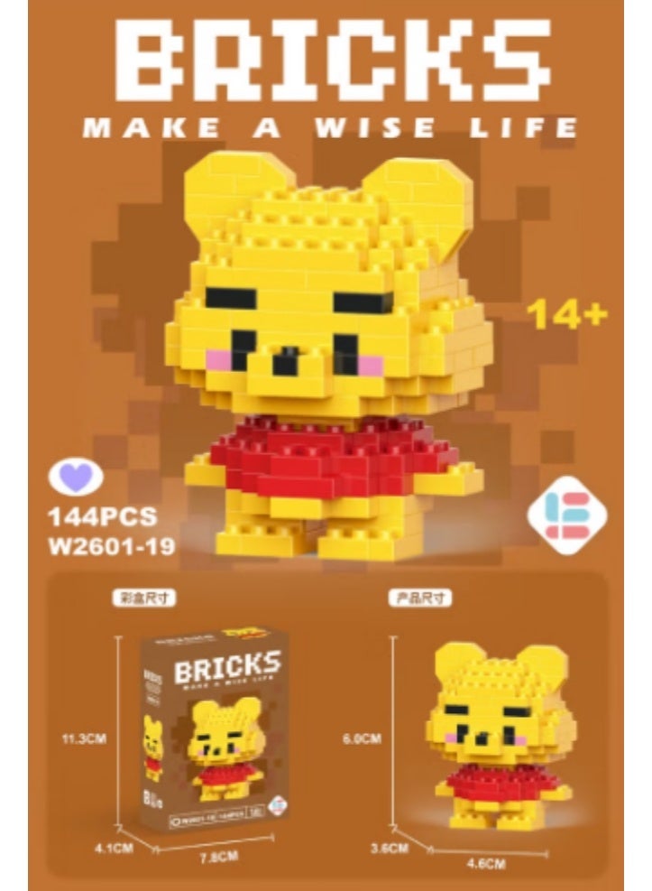 Bricks Micro-particle building blocks, children's toys, puzzles, assembling cartoon series, nano blocks - Image 3