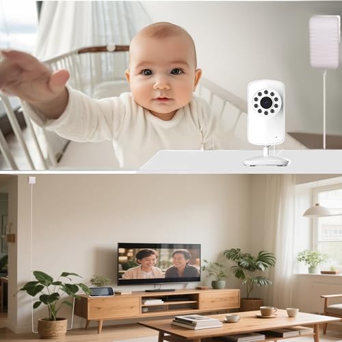 liangxinyun 20FT Baby Monitor Charger Cable for HelloBaby HB66, HB50, HB6550,HB6560,HB6339, HB6336, HB6250, HB40 Baby Monitor K05S050100U,5V Replacement Charging Cable Power Extension Cable - Image 4