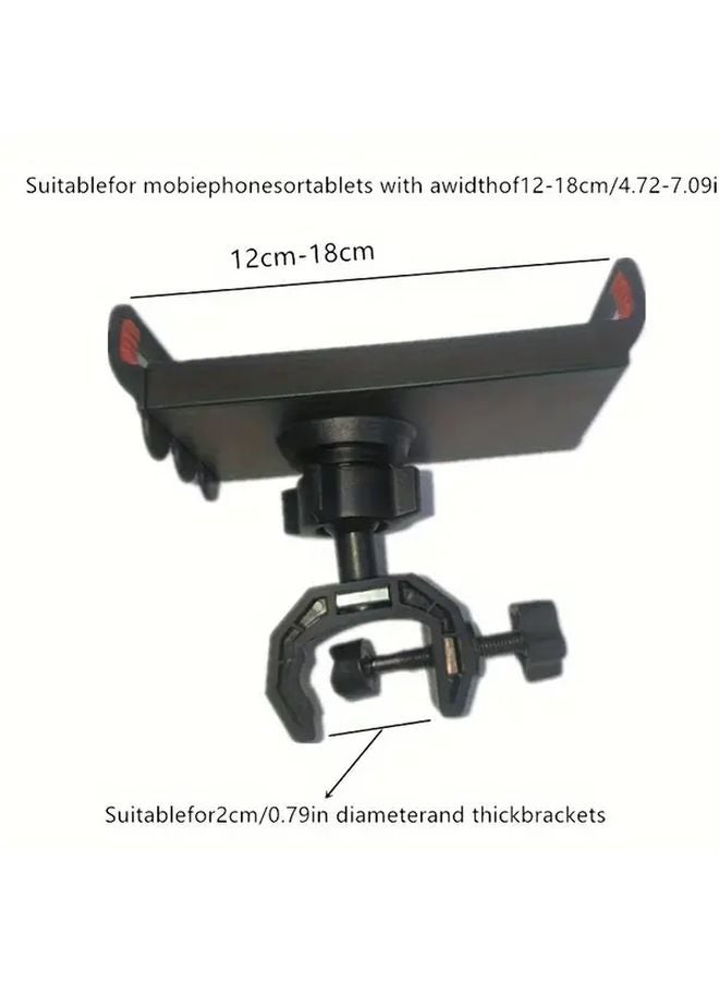 H4 Color Mobile Phone Tablet Universal Clip Rotatable Mount For Live Streaming Music Performances - Image 1