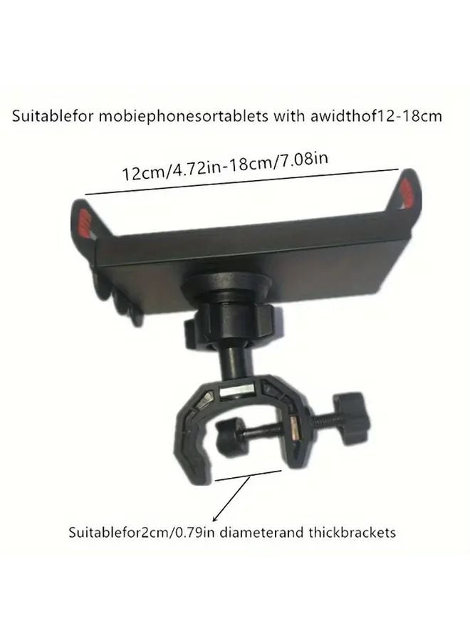 H4 Color Mobile Phone Tablet Universal Clip Rotatable Mount For Live Streaming Music Performances - Image 3