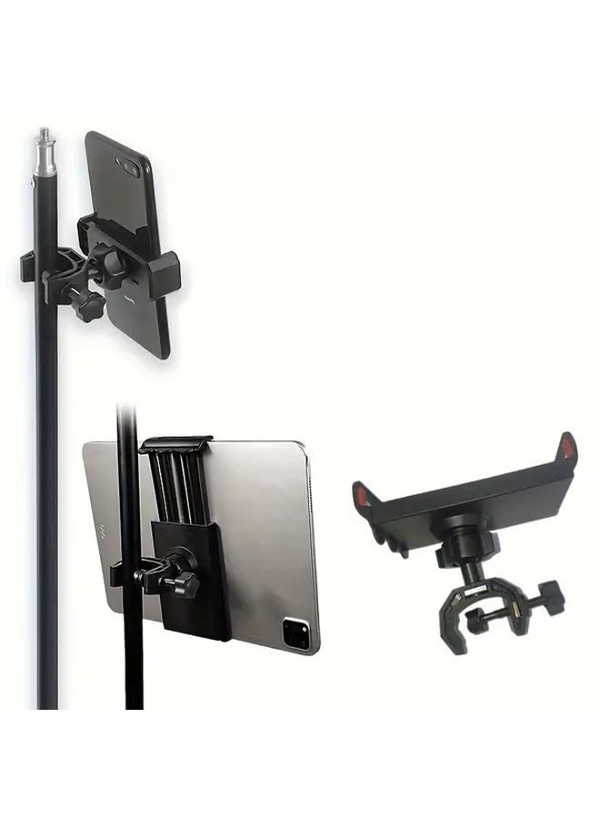 H4 Color Mobile Phone Tablet Universal Clip Rotatable Mount For Live Streaming Music Performances - Image 5