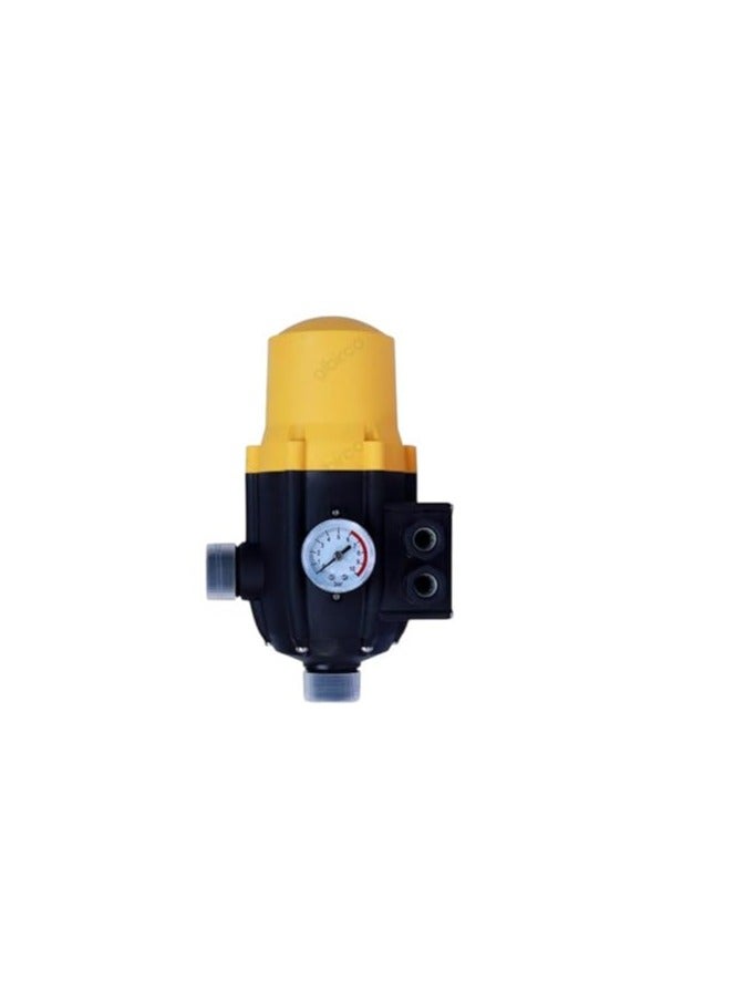 Reef ALBIRCO Automatic Water Pump Pressure Controller with Gauge, Yellow and Black – ITALY-G.P.V. PRESSURE KIT - Image 2