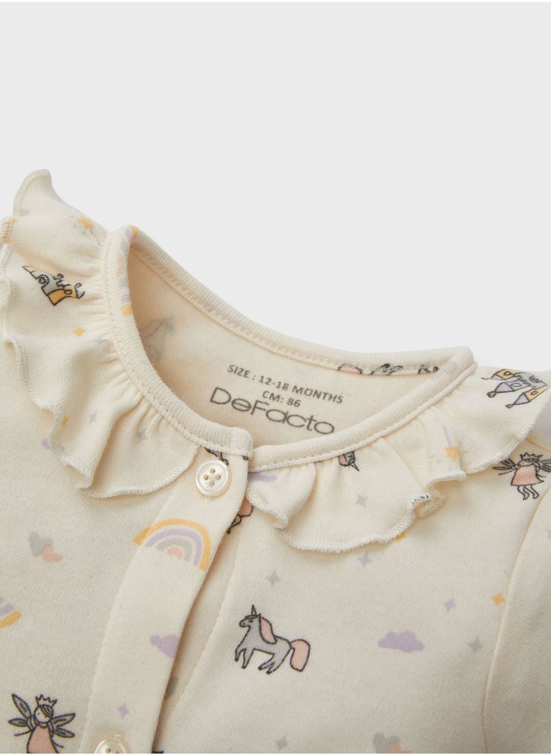 DeFacto Baby Girl 2-Pack Regular Fit Overalls  - Image 3