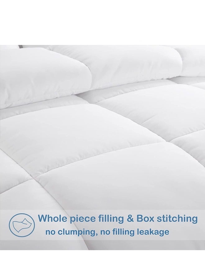 Arabest Duvet,Luxury King Size Duvet 160x200cm -Hotel Collection Comforter with 8 Anchor Loops, 250GSM Microfiber Filling & Breathtaking Velvet Cover | All Season Temperature Balancing Quilt - Image 4