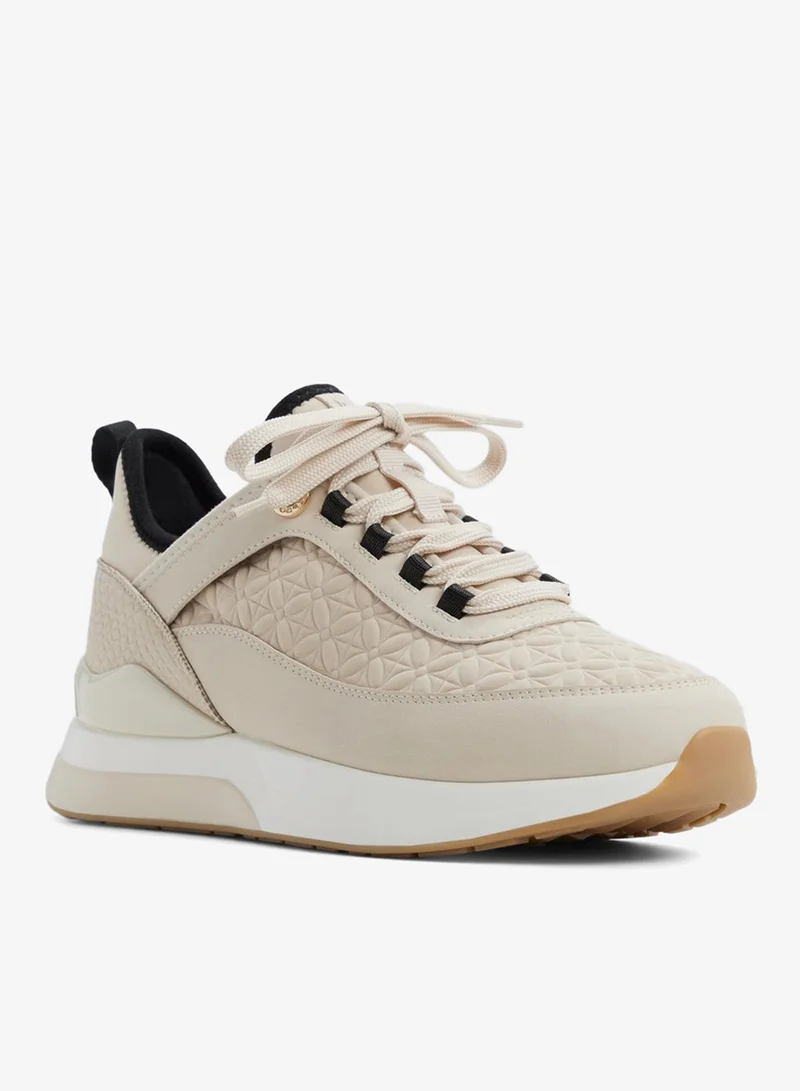 ALDO  QUILTYN Textured Mid Top Sneakers for Women | Best Price UAE