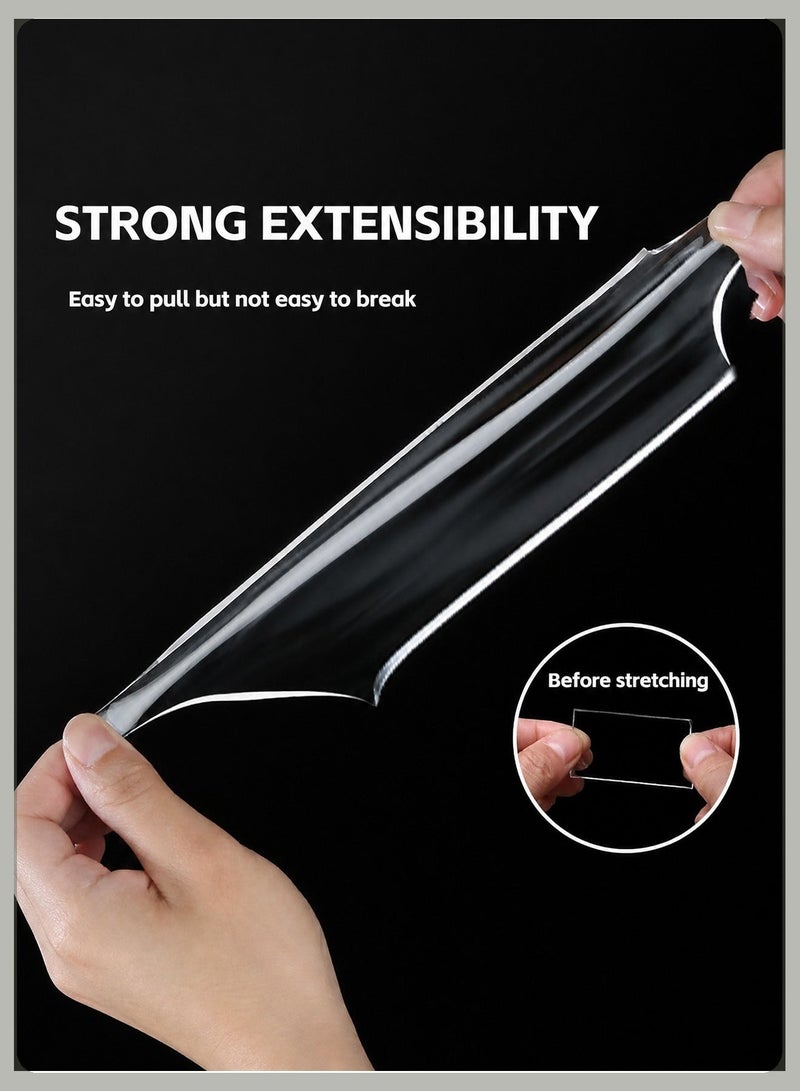 بيلانو شريط لاصق مزدوج الجوانب نانو قوي شفاف بدون أثر 3 سم × 3 متر للاستخدام المنزلي والمكتبي والأعمال اليدوية اليومية - Image 5