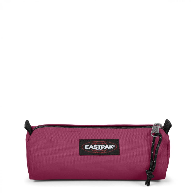 EASTPAK Benchmark Single Pencil Case WaterResistant Polyester Zipper Compartment Lightweight Durable Wine Burgundy - Image 2