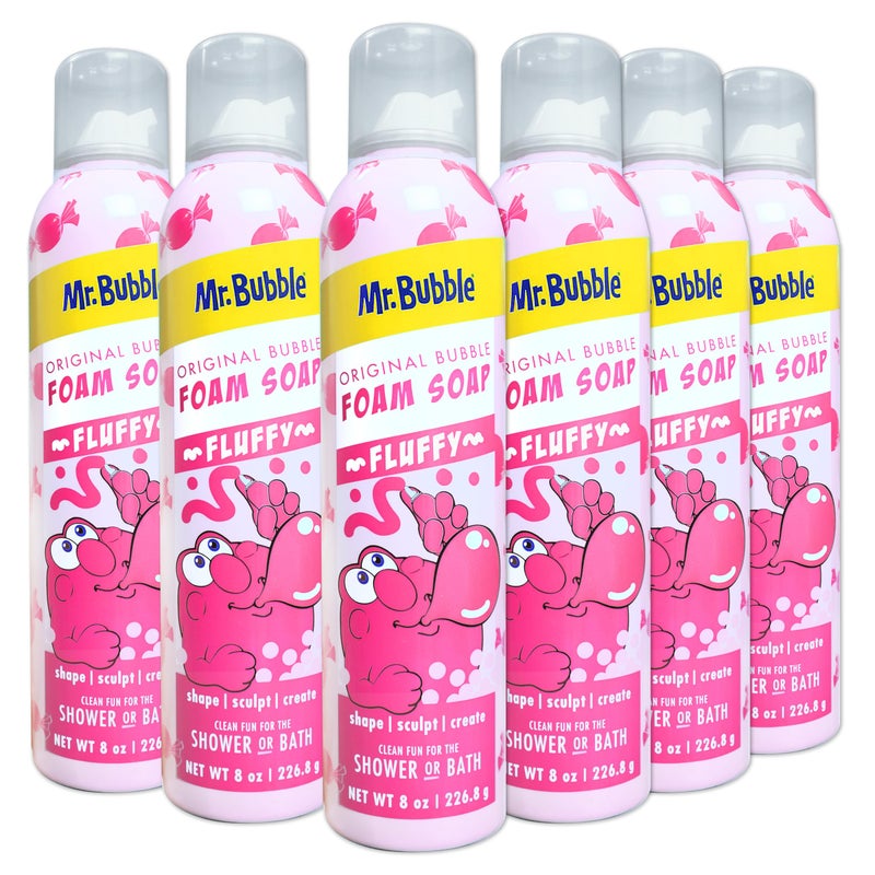 Mr. Bubble Original Foam Soap, Bubblegum Scent, 8 OZ, pack of 6 - Image 1