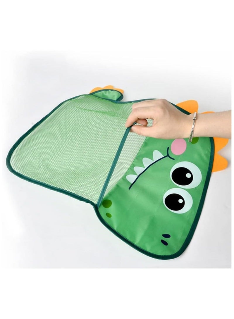 أوزيغالور حقيبة ألعاب شبكية سريعة الجفاف، حقيبة تنظيم حمام وشاطئ على شكل ديناصور للأطفال الصغار - Image 5