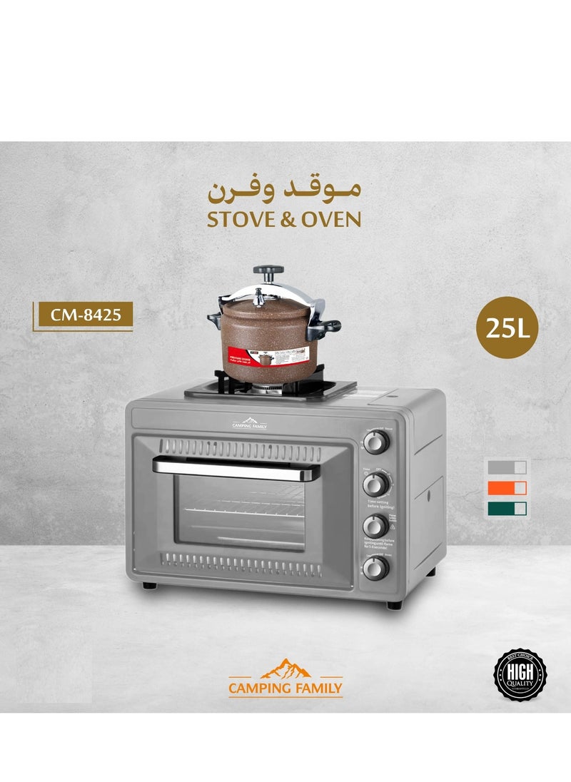 CAMPING FAMILY - Multifunctional 2 In 1 Portable Oven 25 Ltr - Image 1