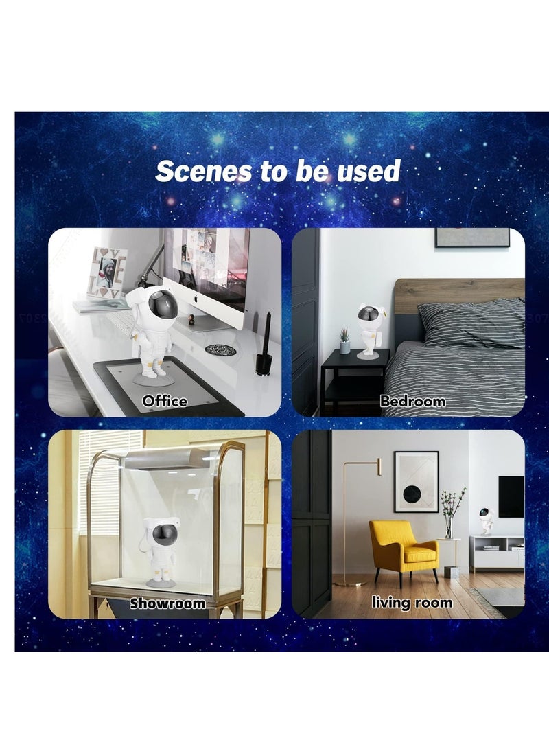 ELTRAZONE Star Projector Night Lights,Kids Room Decor Aesthetic,Tiktok Astronaut Nebula Galaxy Projector Night Light,Remote Control Timing and 360°Magnetic Head,Lights for Bedroom,(Gaming Room Deco)  - Image 2