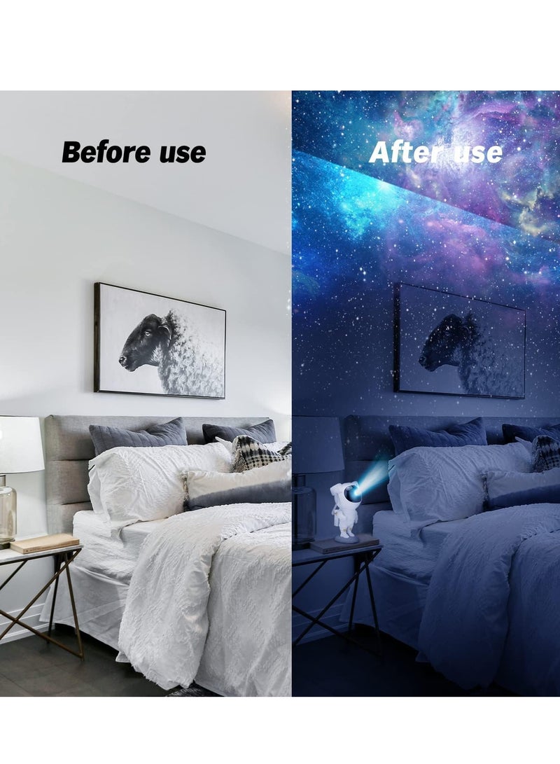 ELTRAZONE Star Projector Night Lights,Kids Room Decor Aesthetic,Tiktok Astronaut Nebula Galaxy Projector Night Light,Remote Control Timing and 360°Magnetic Head,Lights for Bedroom,(Gaming Room Deco)  - Image 5