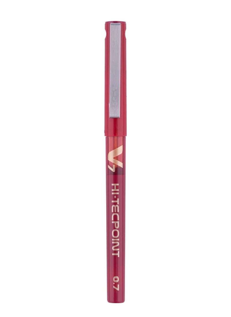 PILOT 12-Piece Hi-tecpoint V7 Fine Rollerball Pen Red Ink  - Image 2