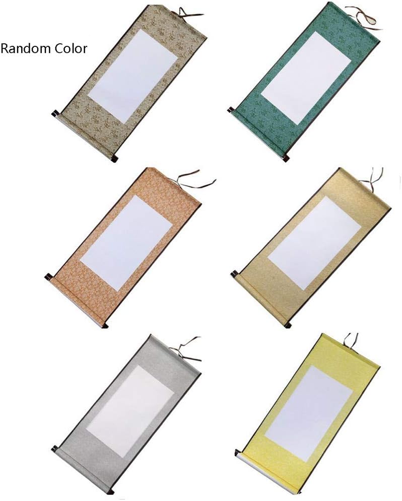 Echaprey 6pcs Blank Mounting Hanging Wall Scrolls Set for Kanji, Sumi and Chinese Calligraphy - Image 3