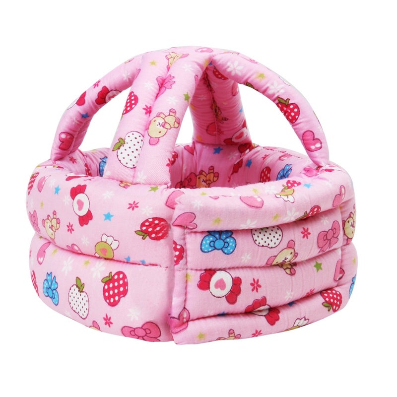 FLYPARTY Adjustable Infant Baby Toddler Protective Hat Helmet Safety Cap (Red Sweets) - Image 5