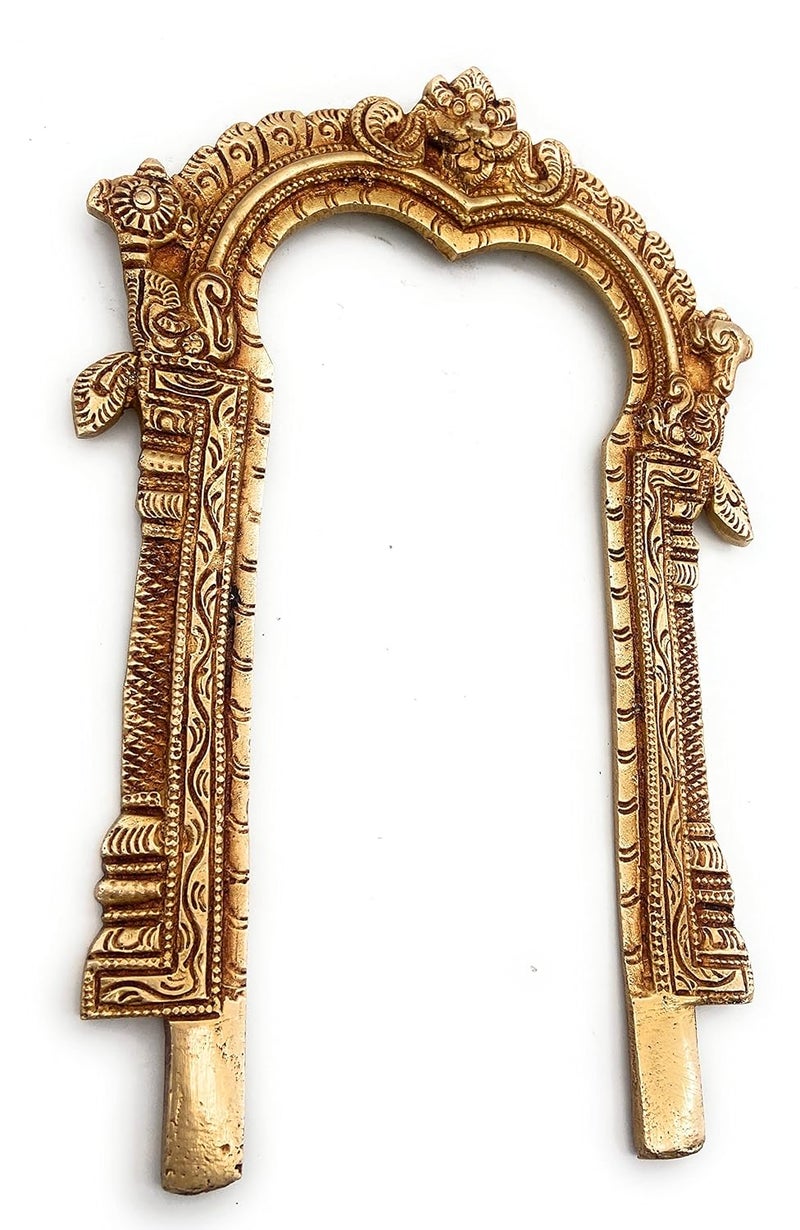 Bhunes Brass Balaji Prabhavali Frame Arch Wall Hanging Prabhawal for Temple Home Decor Prabhawali for Diety PrabhavalGold 105 Inch 1 Piece - Image 2