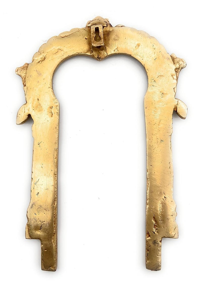 Bhunes Brass Balaji Prabhavali Frame Arch Wall Hanging Prabhawal for Temple Home Decor Prabhawali for Diety PrabhavalGold 105 Inch 1 Piece - Image 4