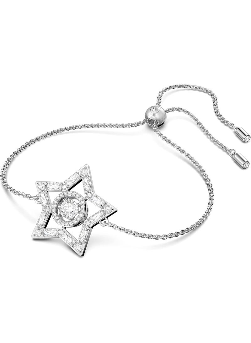 SWAROVSKI Stella bracelet, Star, White, Rhodium plated One Size - Image 2