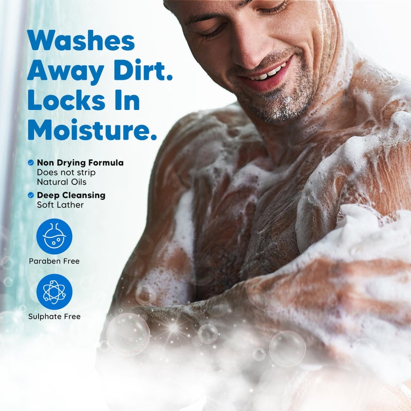 Letsshave Hydrating Body Wash for Men (250ml) with Arabic Oud - Ginseng, Aloe Vera & Green Tea | Gently Cleanses & Hydrates Skin | No Parabens, Sulfates or Silicones | 250ml - Image 5