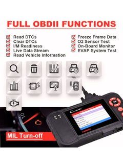 Launch X431 Creader VII+ Auto Code Reader EOBD OBD2 Scanner Scan Tool Testing Engine Transmission ABS Airbag System Free Update via PC  - Image 5