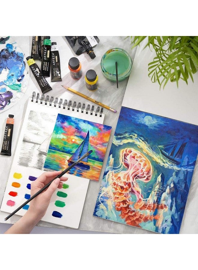 Eascan Art Artrina Cotton Canvas Painting Pad (White, 10 X 12 Inches) - Image 3