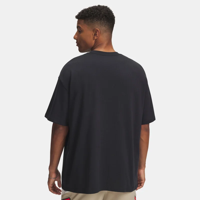 Under Armour Black Men's U Logo Heavyweight T-Shirt for Men | Best Price UAE