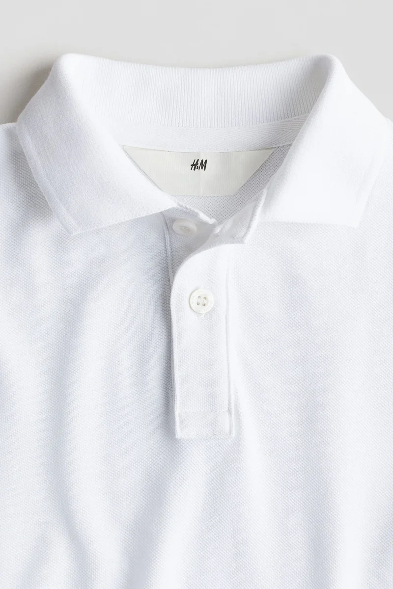 H&M Cotton piqué polo shirt