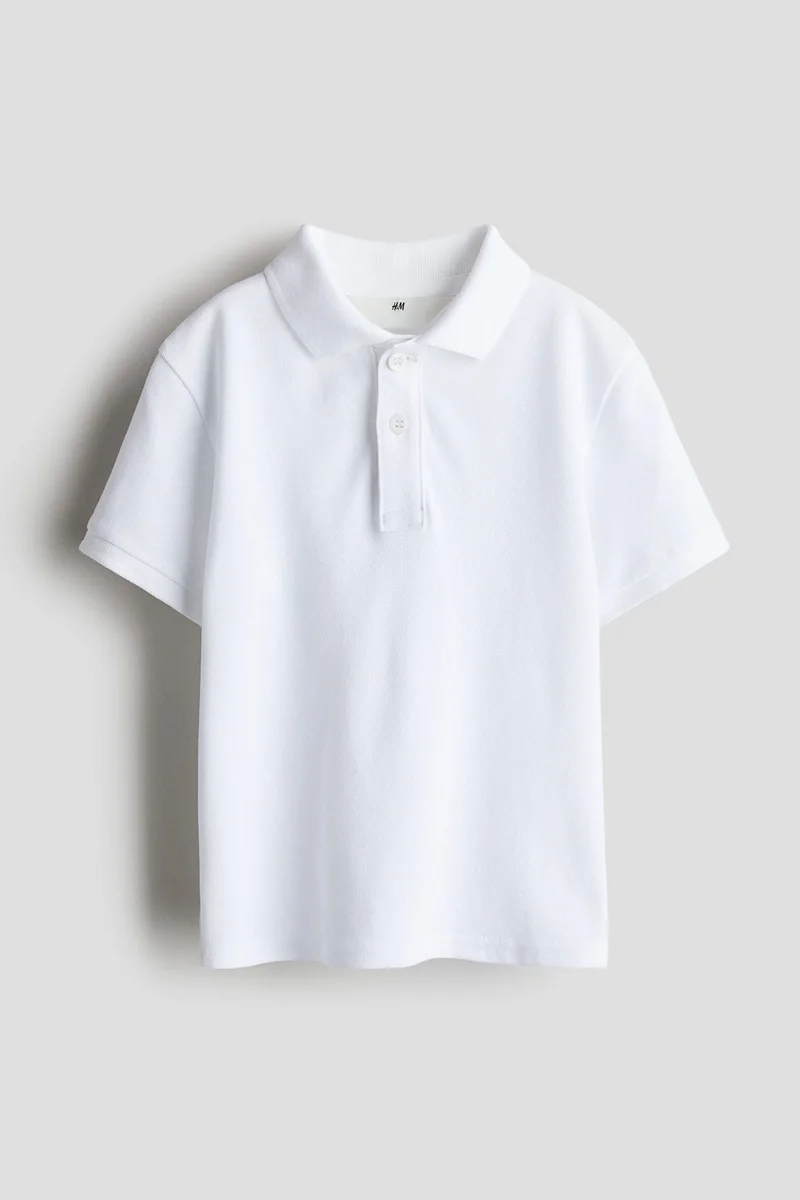 H&M Cotton piqué polo shirt