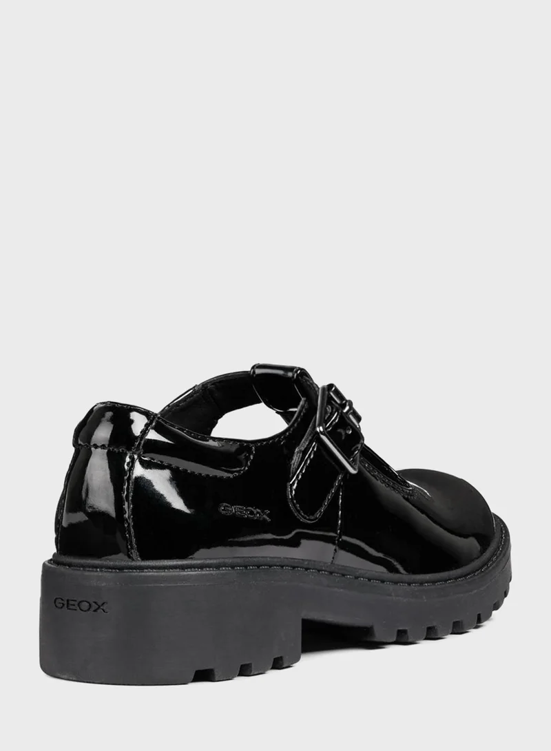 GEOX Youth Formal Slip On Shoes