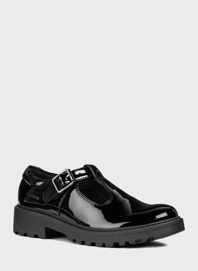 GEOX Youth Formal Slip On Shoes