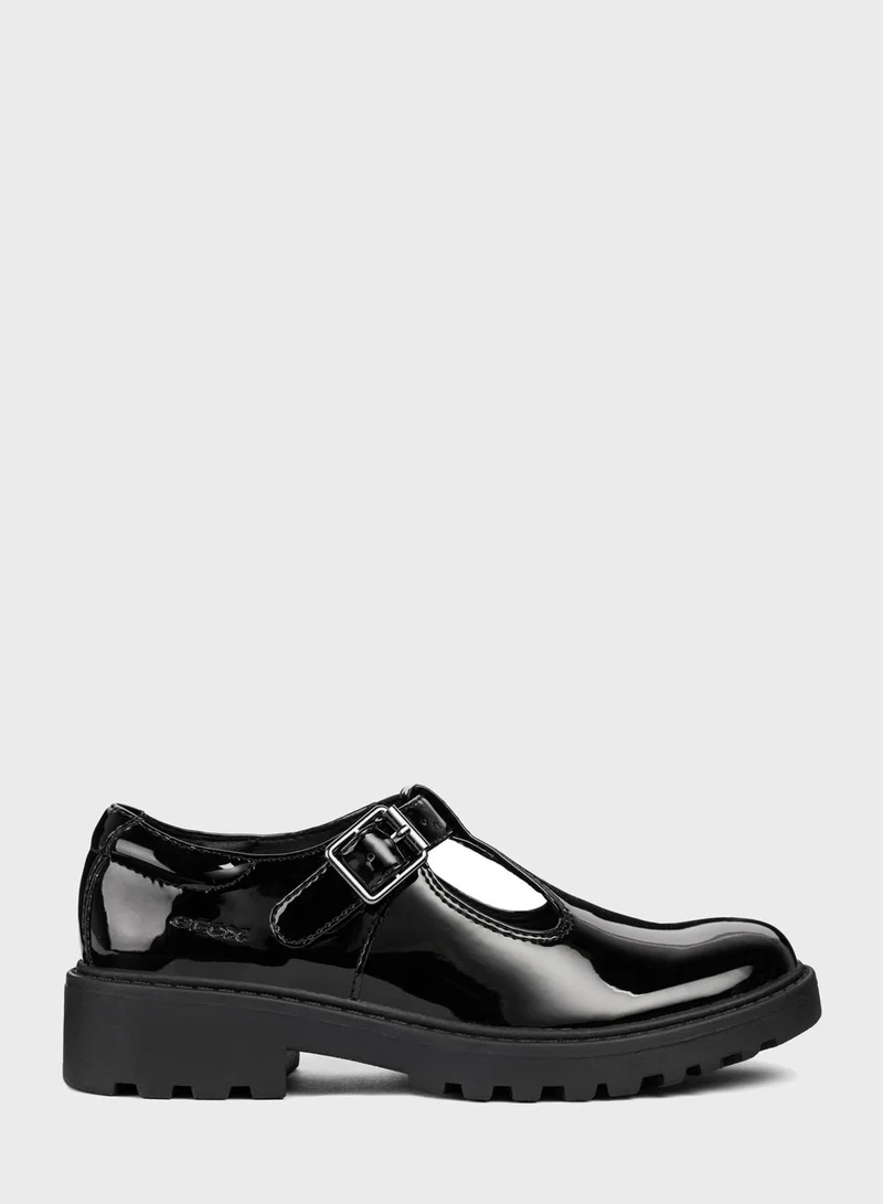 GEOX Youth Formal Slip On Shoes