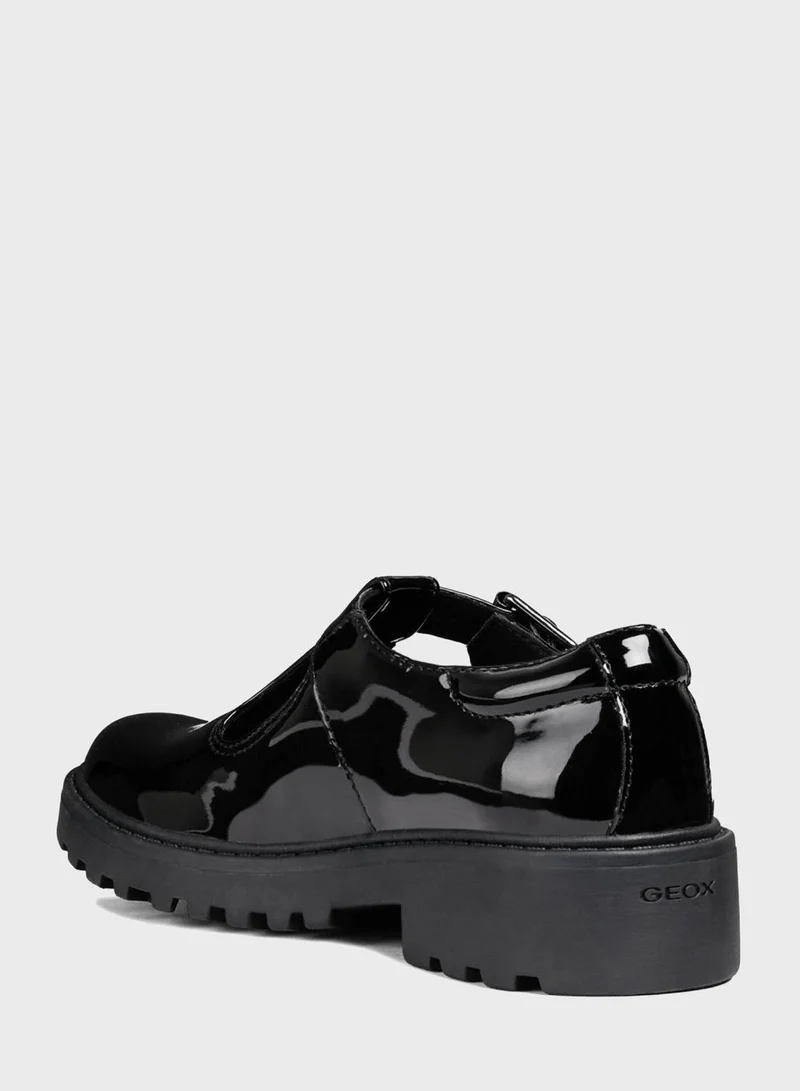 GEOX Youth Formal Slip On Shoes