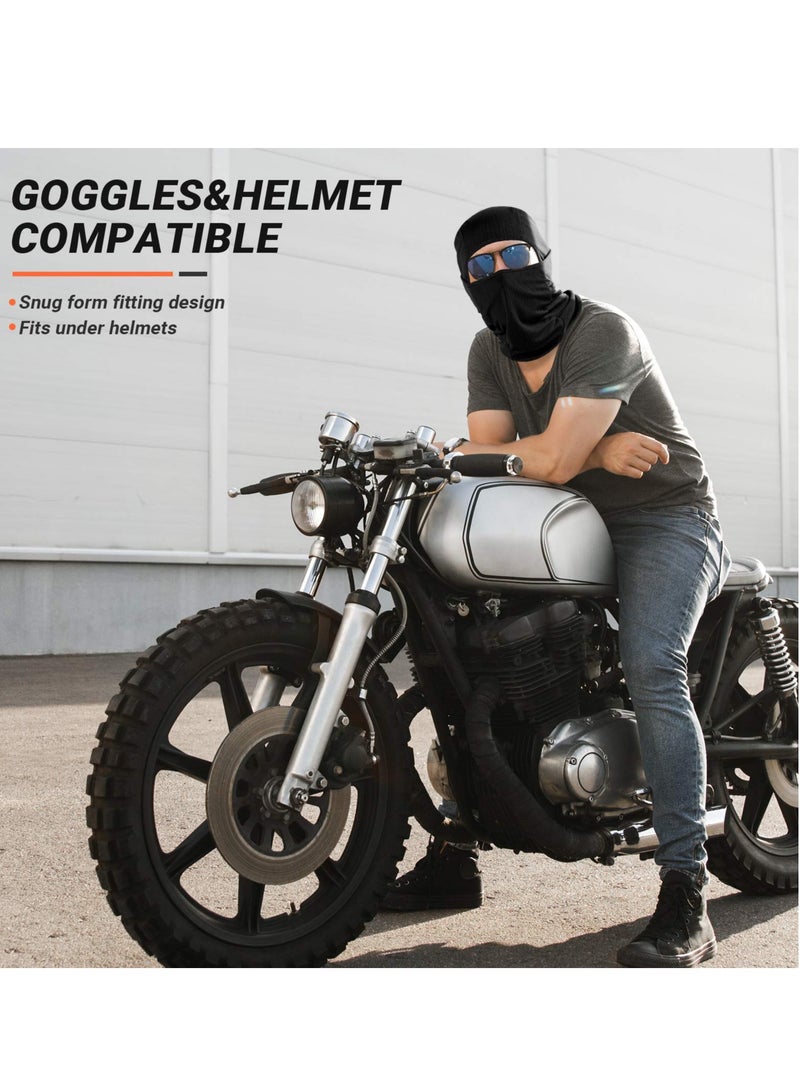 SOLARAE Balaclava Face Mask Motorcycle Cycling Balaclavas Ski Mask Balaclava UV Protection Helmet Liner Windproof Outdoor Headwear Men Women - Image 2