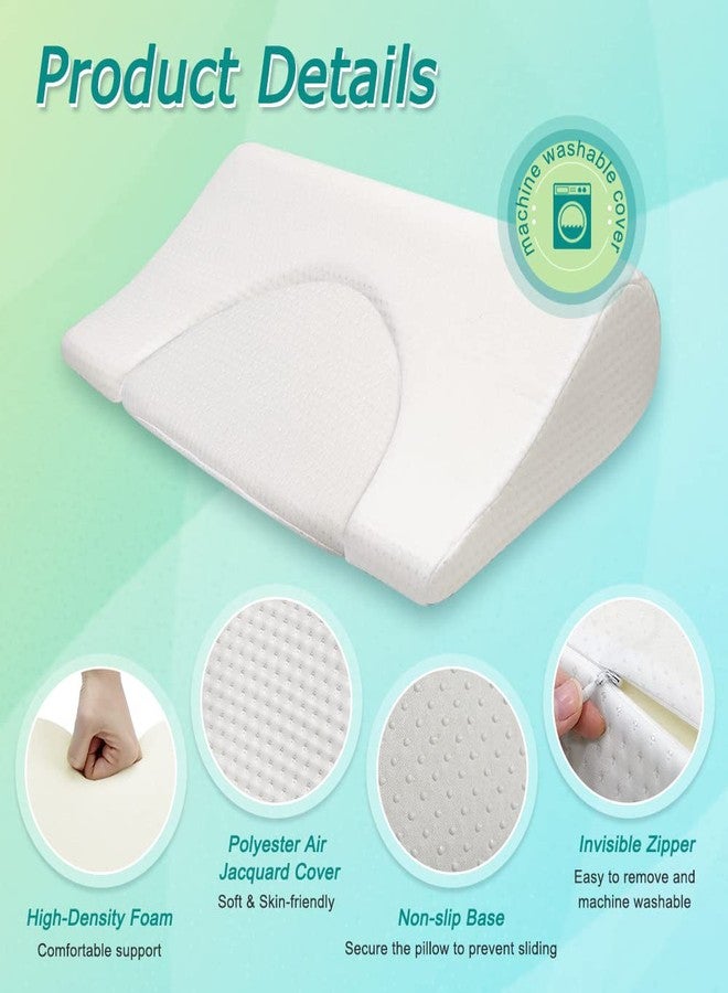 KAAMOS Bedsore Turning Wedge Pillow for Bed Sores Positioning Wedges Medical Pillows for Side Sleeping Pressure Ulcer Cushion Incline Foam Wedge for After Surgery Bedridden Elderly (23.6" Long) - Image 5