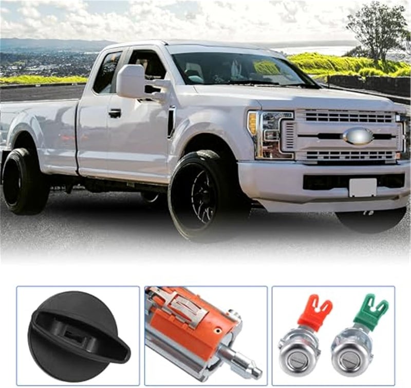 DEMULAX Door Lock Cylinder Tumbler Set for Ford F-150 - Image 5