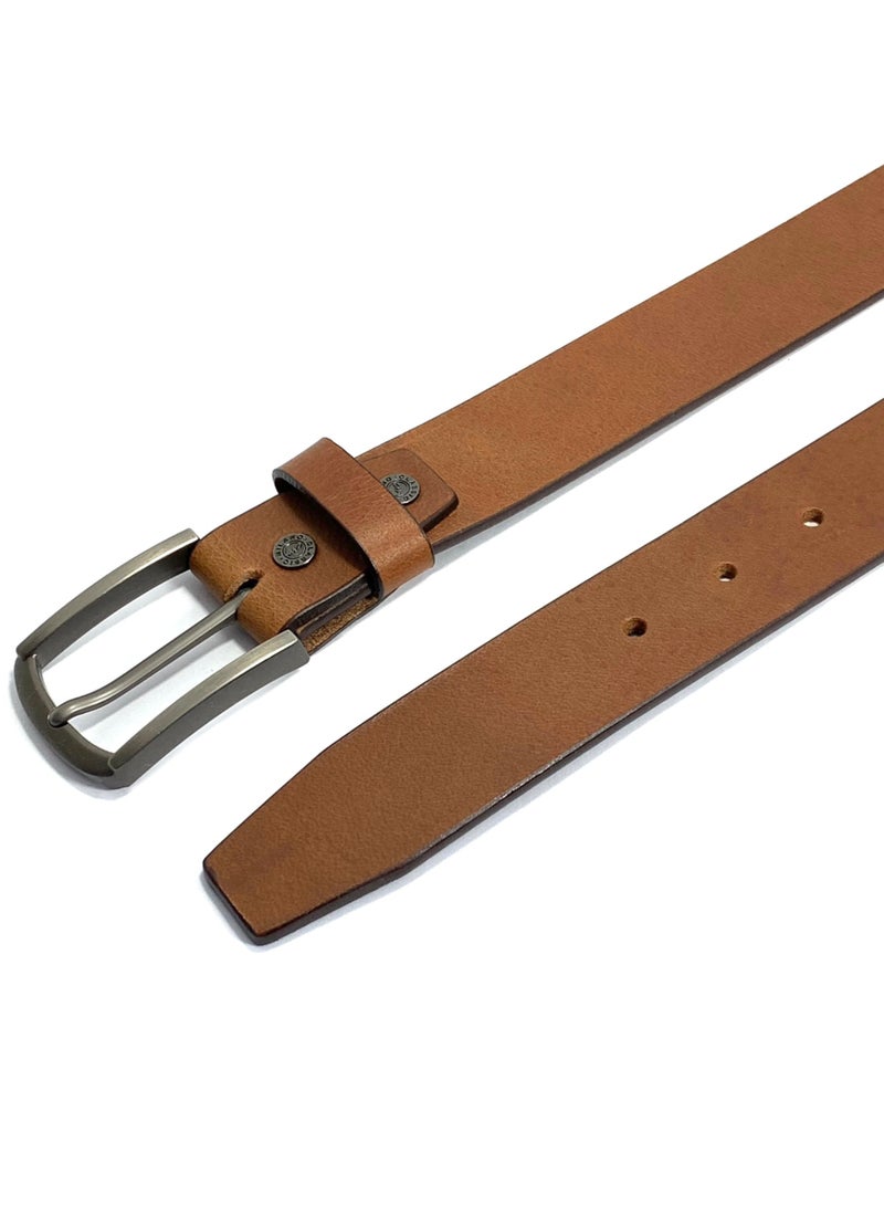 CLASSIC MILANO® Genuine Leather Belt Men in an elegant GIFT BOX; Classic Jean Belt; Belts for men Mens belt Leather; Pin Buckle 35MM - Image 2