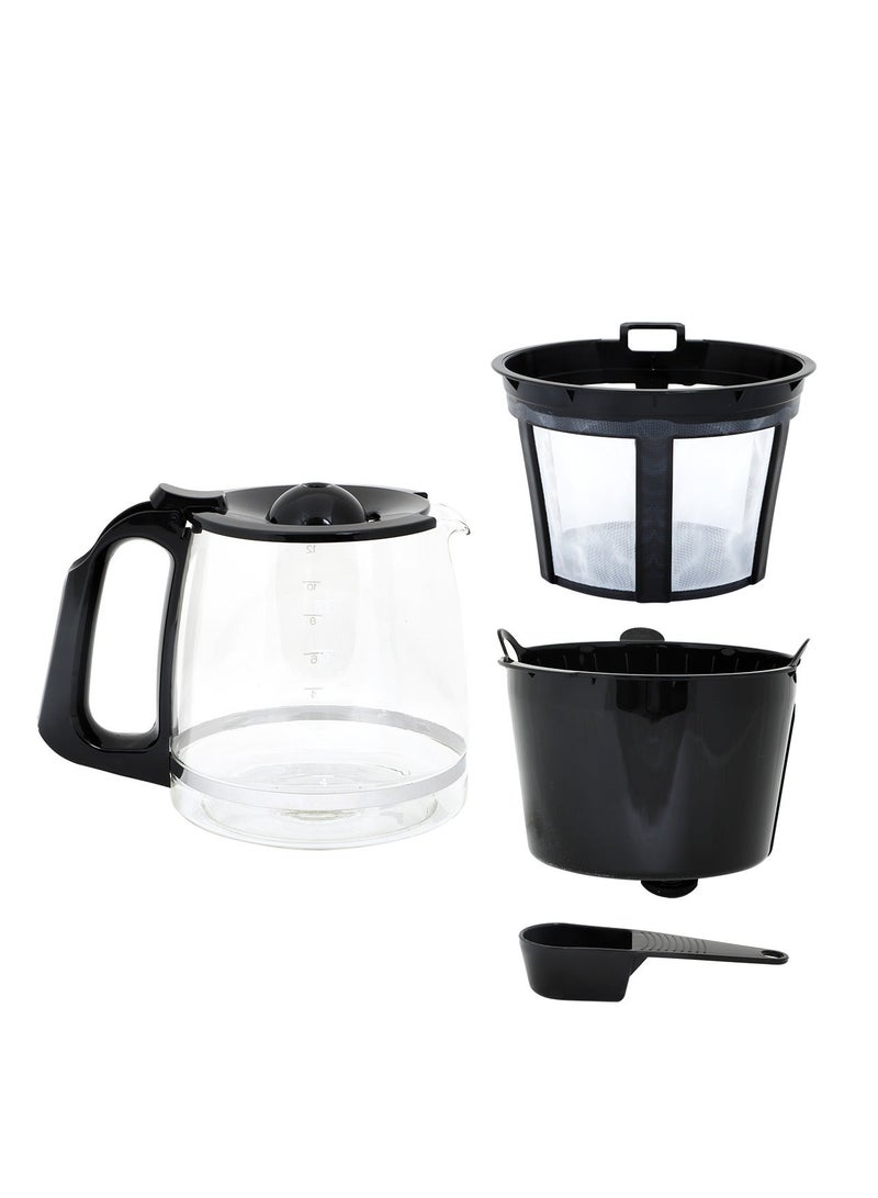 آني مورننغ آلة تحضير القهوة المفلترة، سعة 15 كوب (2.0 لتر)، ماكينة قهوة قابلة للبرمجة، تشغيل وإيقاف تلقائي، وظيفة منع التقطير، التحكم في قوة التخمير، لوحة تسخين للحفاظ على الدفء، سهلة التنظيف، بقدرة 1000 واط - SH21515B - Image 4