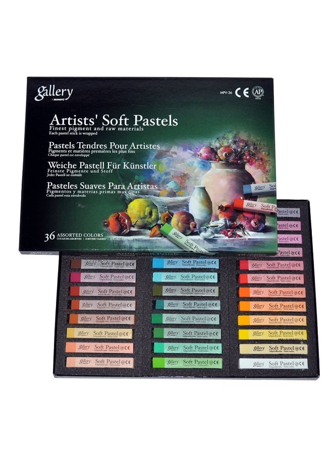 Soft Pastel 36 Assorted Colors- Mpv36