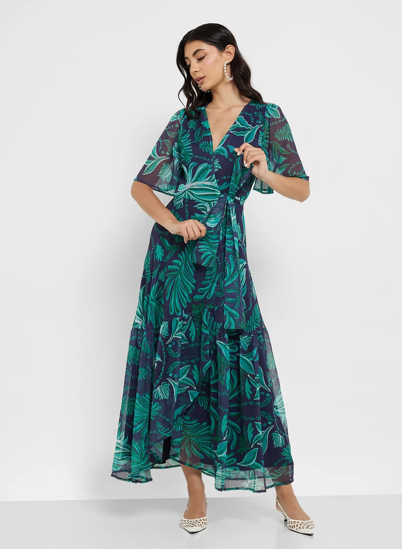 Hope & Ivy Floral Print Dress