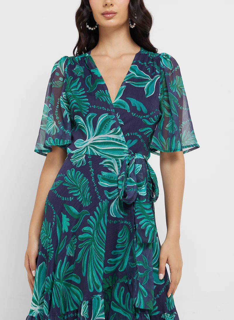 Hope & Ivy Floral Print Dress