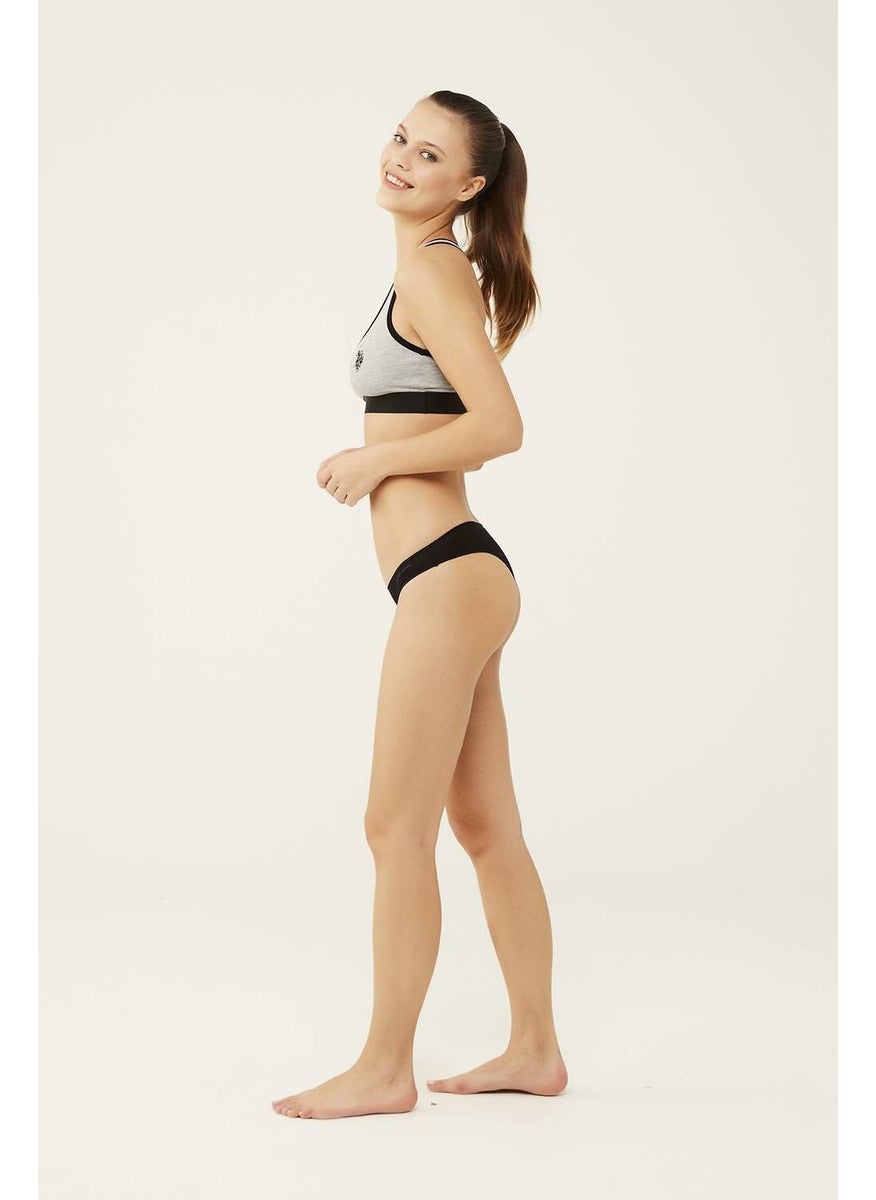 Mod Collection BASE. Polo Assn. Women's Black - White - Skin - White - Skin 5 Li Brazilian Slip  - Image 4